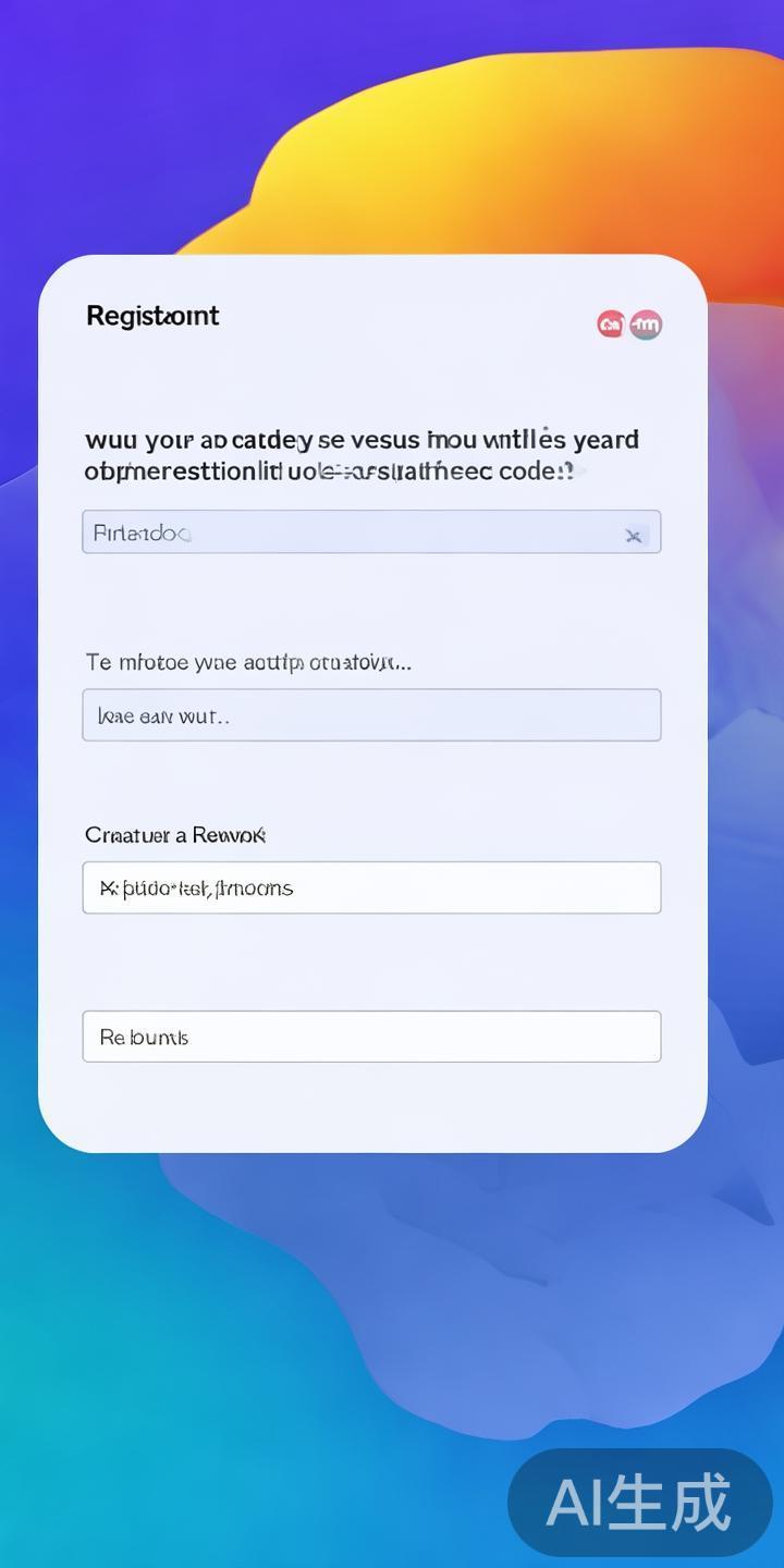 3.填写注册信息
平台通常要求填写手机号、设置密